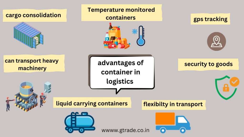 advantages of containers