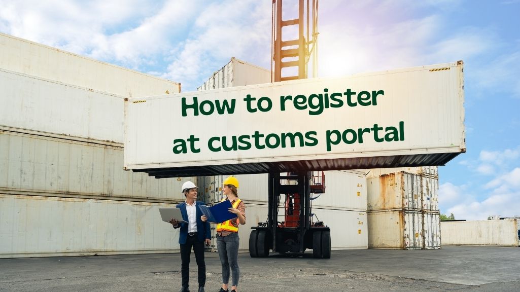 registe at customs portal